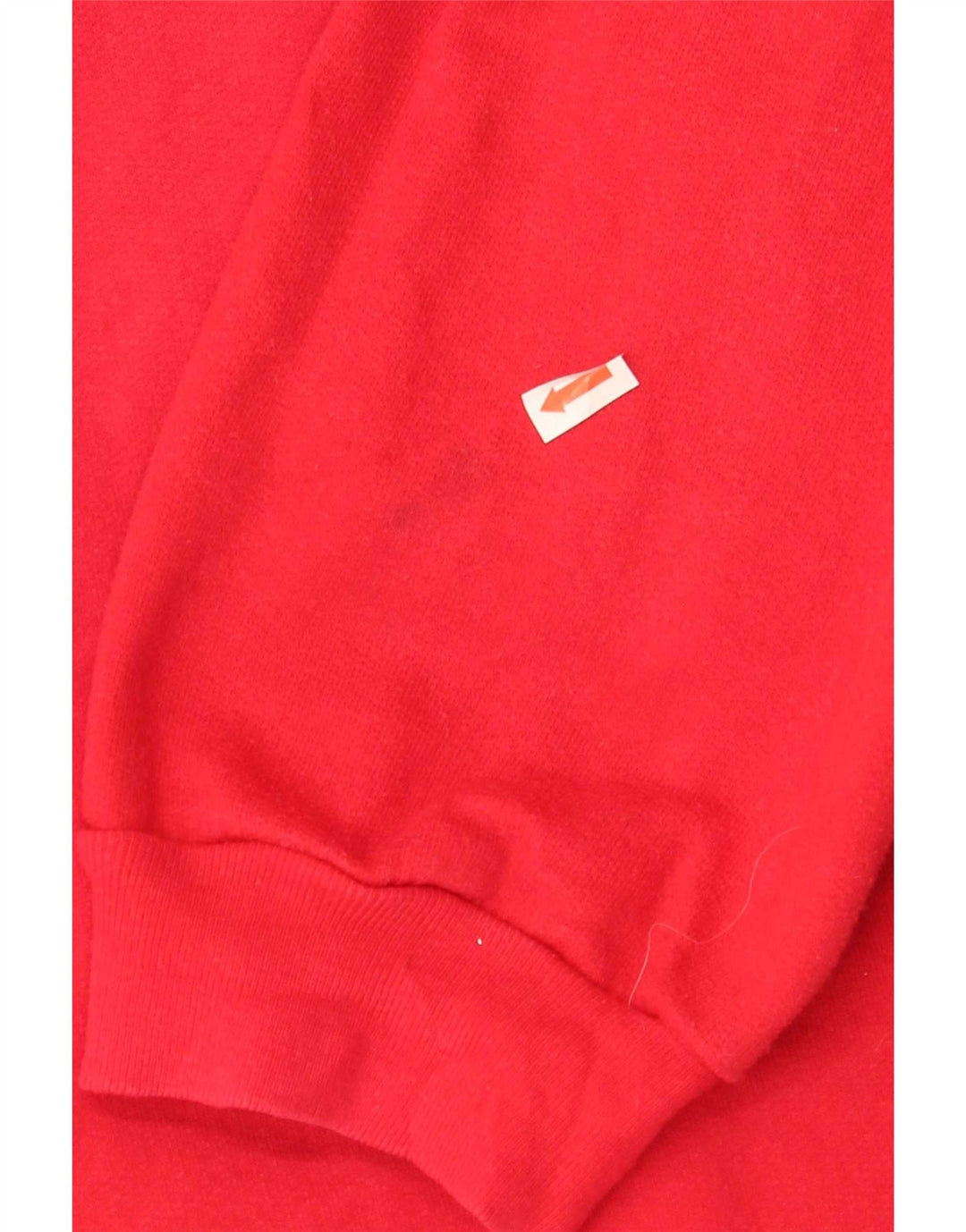 Kappa Mens Zip Hoodie Sweater Large Red Cotton