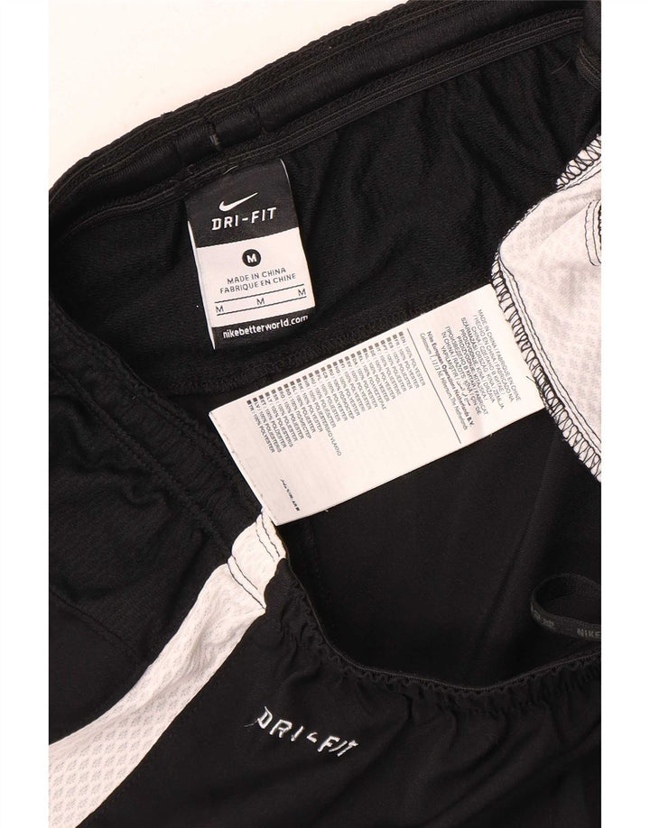 Nike Herre Dri Fit Sportshorts Medium Sort Colourblock Polyester