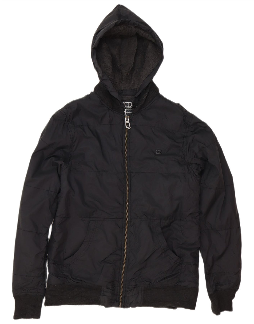 Billabong Herren-Jacke mit Kapuze, gepolstert, UK 40, Größe L, Schwarz, Polyester