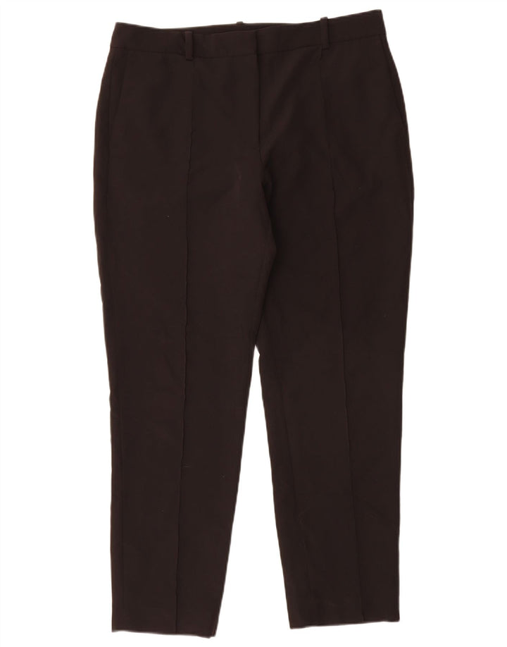 Dkny Womens Slim Chino Trousers US 8 Medium W30 L27 Black