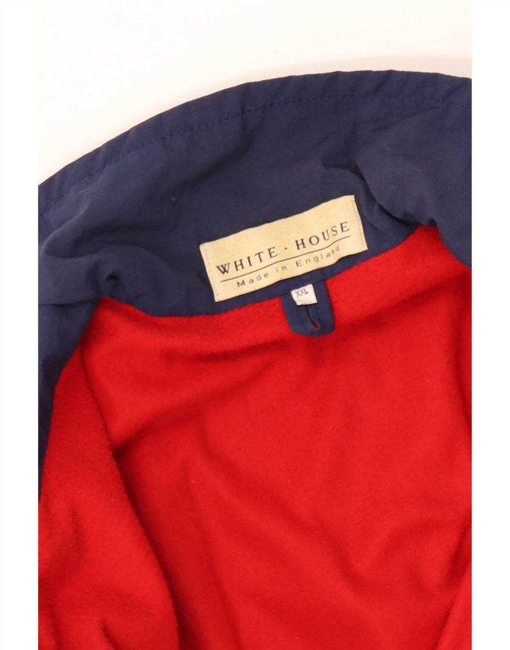 Giubbotto bomber vintage da uomo UK 44 2XL Blu navy