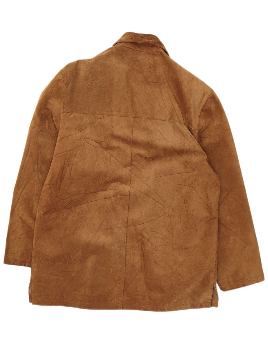 Giacca vintage in pelle scamosciata da uomo IT 52 XL in pelle marrone