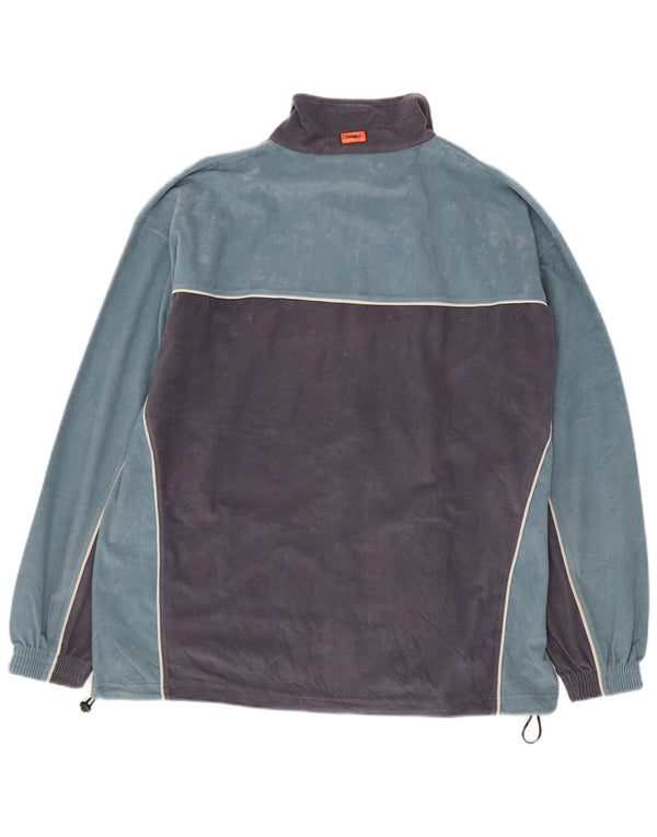 Diadora Chaqueta Polar Hombre ES 42 XL Poliéster Color Block Azul