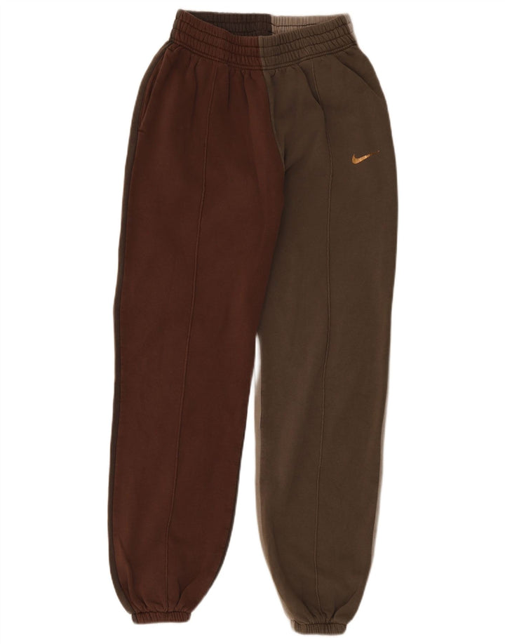 Nike Mens Tracksuit Trousers Joggers Small Multicoloured Colourblock Cotton