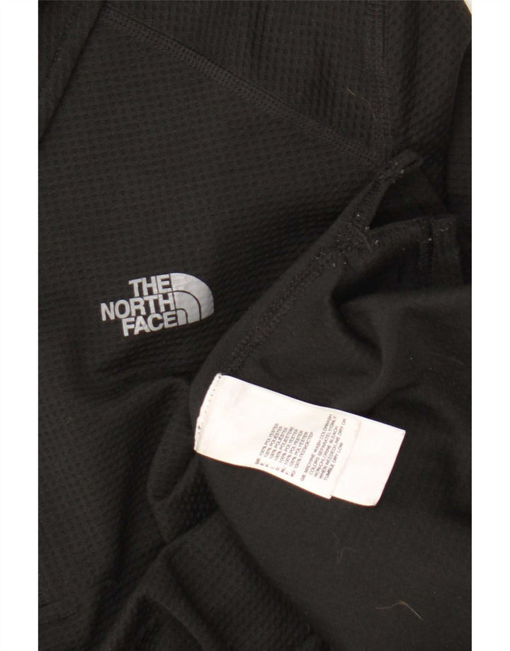 The North Face Dame Polo Shirt UK 12 Medium Sort Polyester