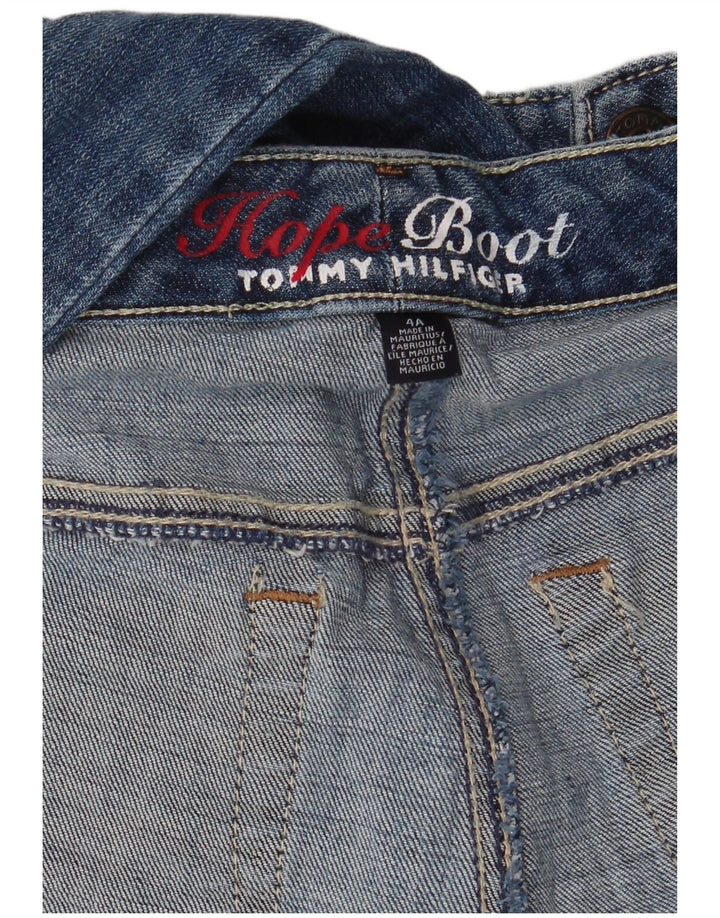 TOMMY HILFIGER Womens Bootcut Jeans US 4 Small W30 L32 Blue