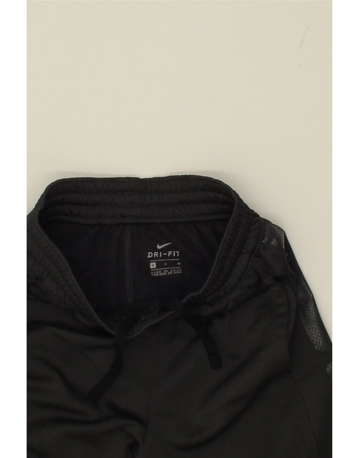 NIKE Boys Dri Fit Graphic Tracksuit Trousers 10-11 Years Medium Black Vintage Nike and Second-Hand Nike from Messina Hembry 