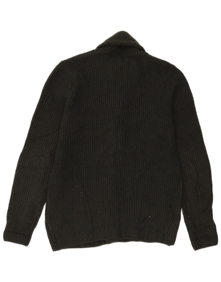 Marks & Spencer Pull Cardigan Homme Kaki Moyen Polyester