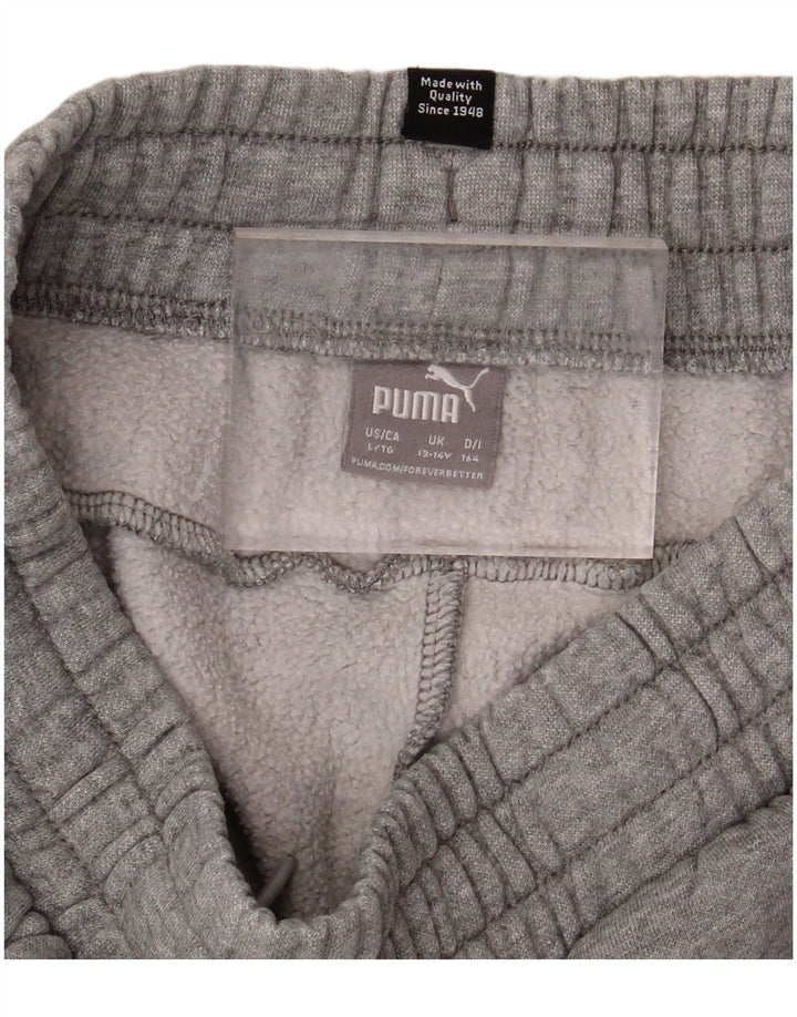 PUMA Boys Tracksuit Trousers Joggers 13-14 Years  Grey