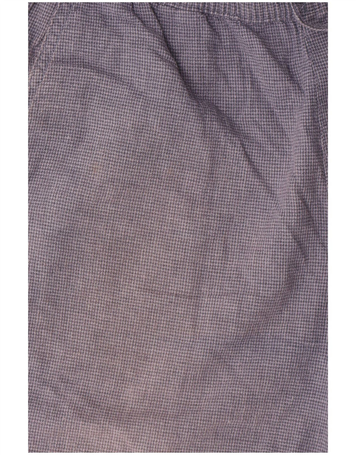 Abercrombie & Fitch Womens Chino Shorts Medium W32 Navy Blue Houndstooth