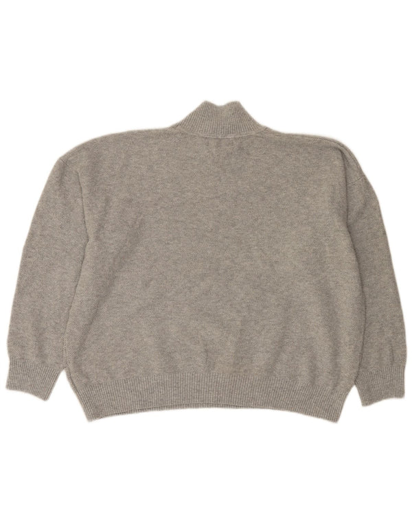Marks & Spencer Suéter con Cuello Alto para Mujer UK 46 Grande Gris