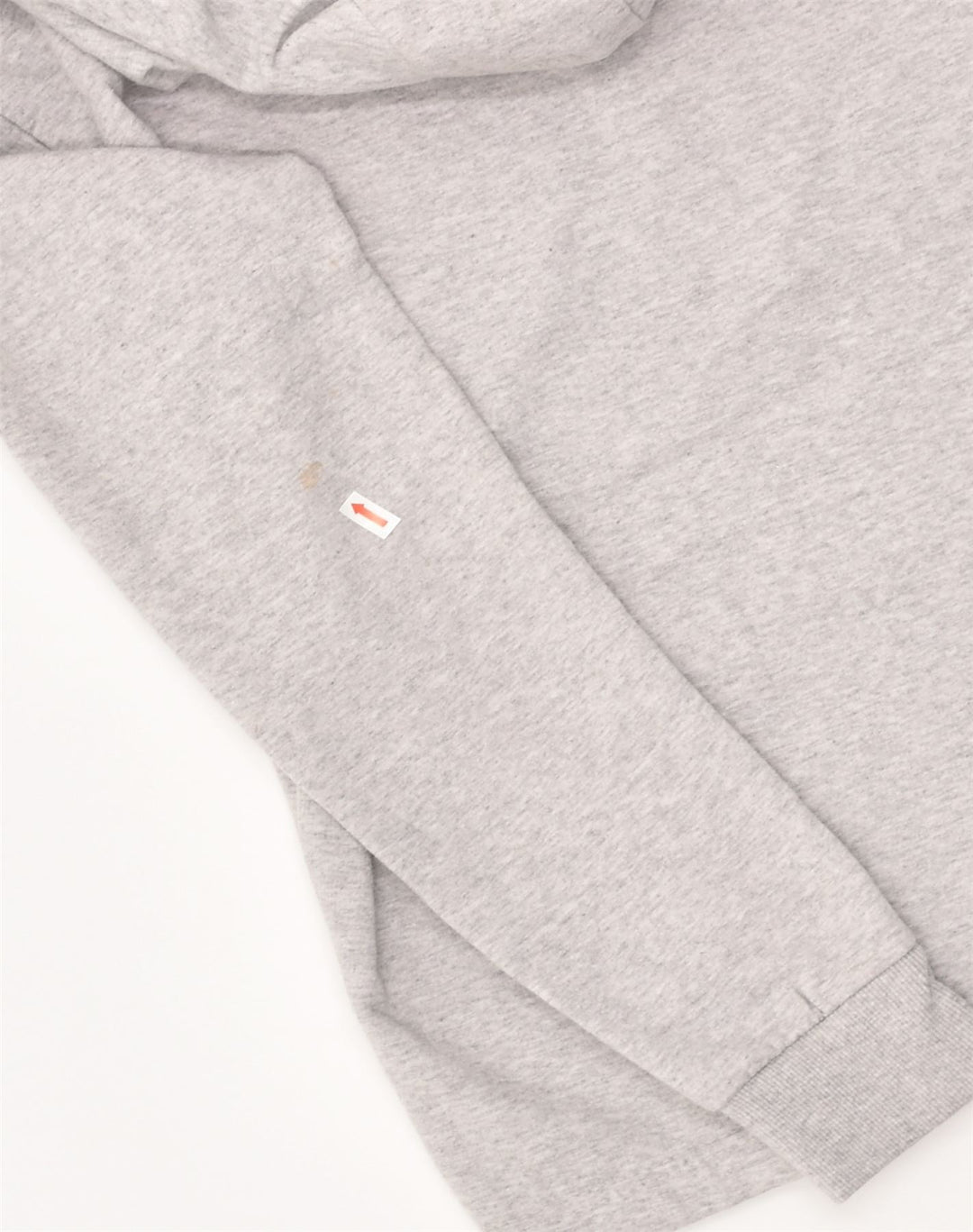 PUMA Womens Graphic Hoodie Jumper UK 12 Medium Grey Cotton | Vintage Puma | Thrift | Second-Hand Puma | Used Clothing | Messina Hembry 