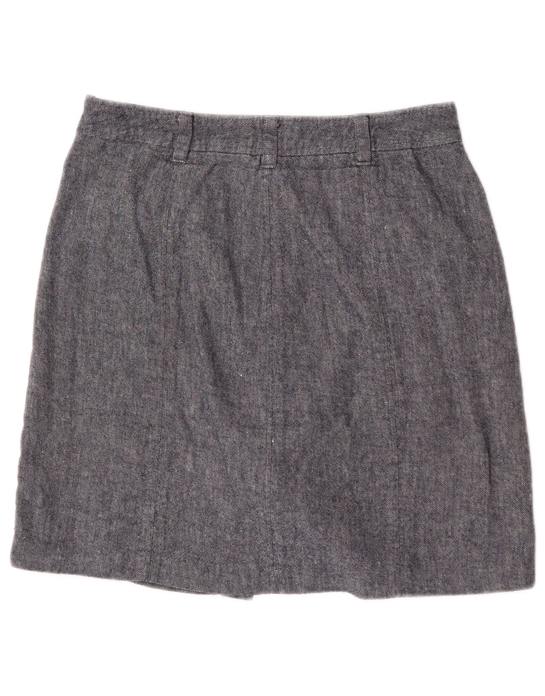 Hobbs Womens Mini Skirt UK 10 Small W28 Blue Cotton