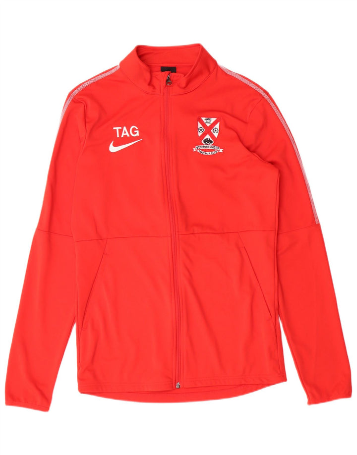 Nike Mens Graphic Tracksuit Top Jacket Small Red Polyester Sports