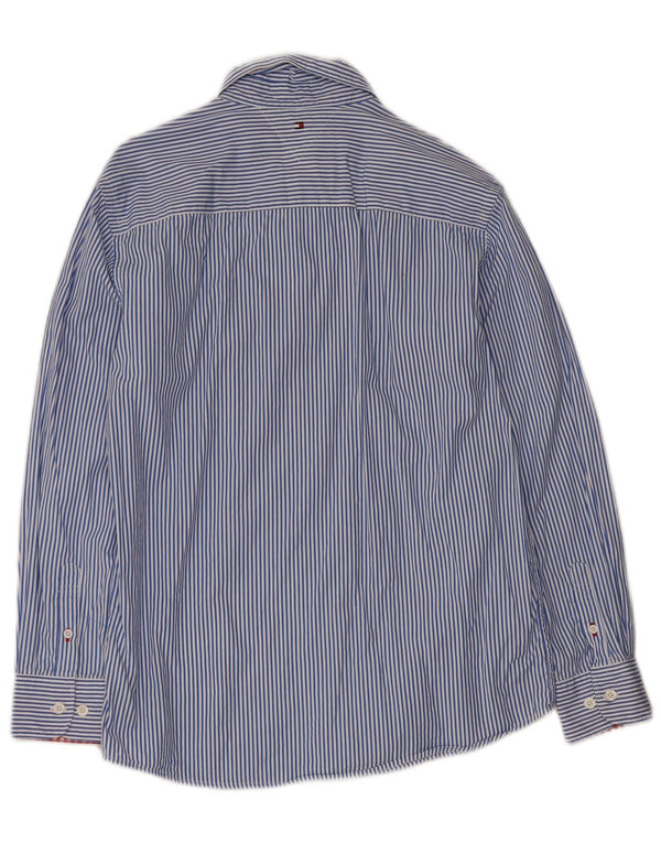 Camicia Tommy Hilfiger Bambino 15-16 anni Cotone Gessato Blu