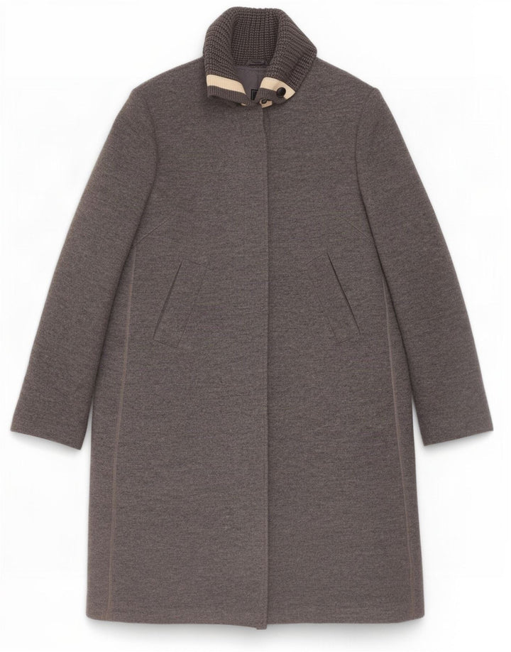 Cappotto da donna Fay UK 18 XL grigio lana vergine