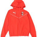Puma Boys AC Milan Hooded Tracksuit Top Jacket 13-14 Years Red Polyester