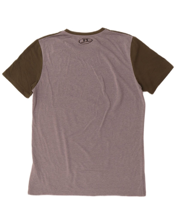 T-shirt grafica da uomo a maniche corte Under Armour Top color kaki medio