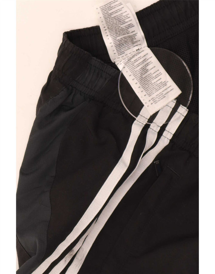 Adidas Mens Tracksuit Trousers Joggers Small Black Polyester