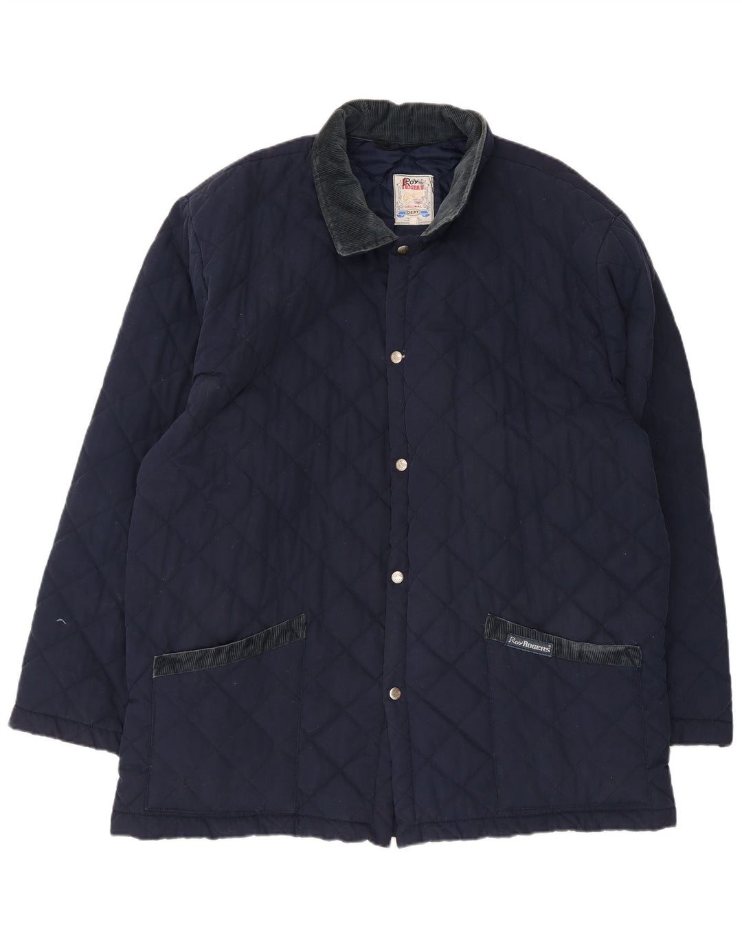 Roy Rogers Veste matelassée pour homme UK 42 XL Bleu marine