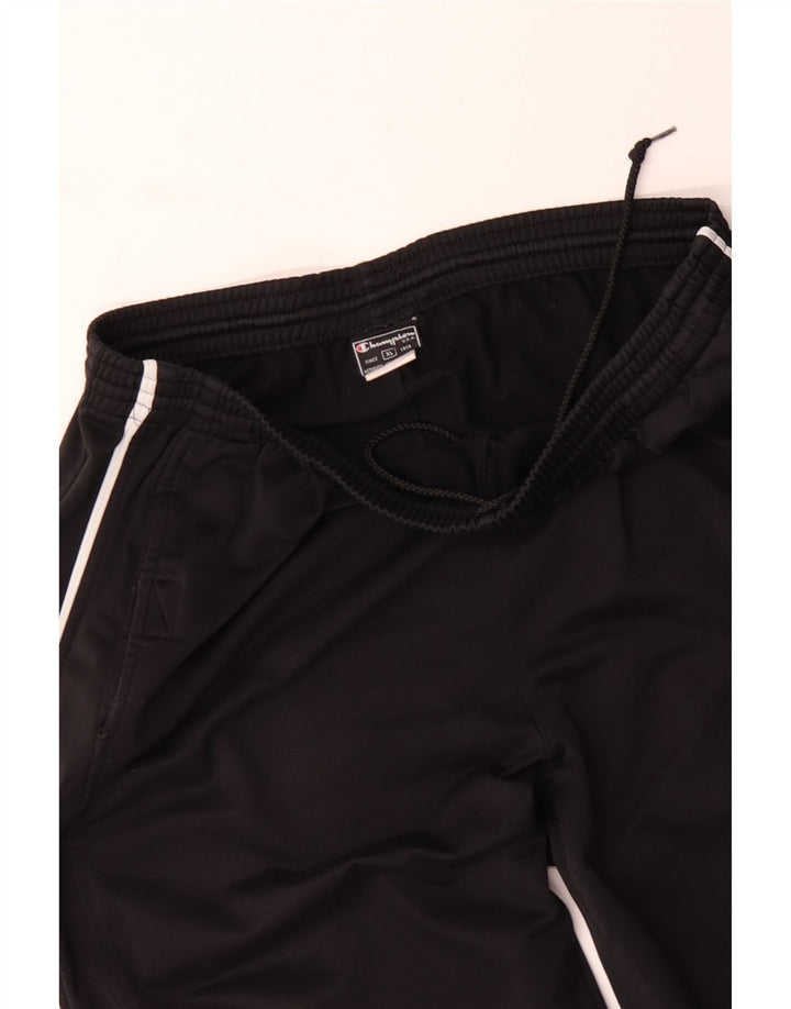 CHAMPION Mens Tracksuit Trousers XL  Black Polyester