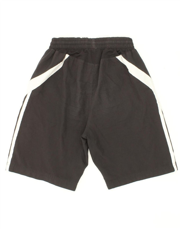 ADIDAS Boys Sport Shorts 11-12 Years Black Colourblock Polyester Vintage Adidas and Second-Hand Adidas from Messina Hembry 