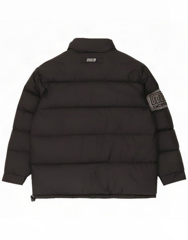 Much More Boys Graphic Padded Jacket 15-16 Years Black Colourblock