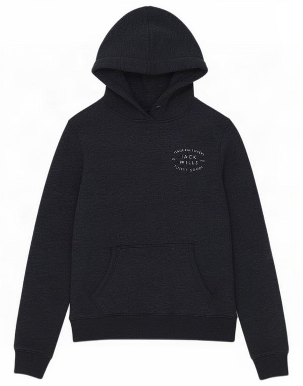Jack Wills Womens Hoodie Jumper UK 10 Small Navy Blue Polyester