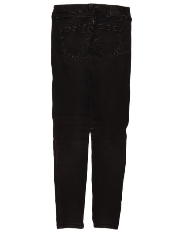 Женские джинсы скинни True Religion W28 L30, черный хлопок