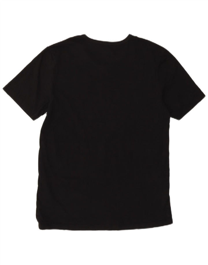 Hugo Boss Mens T-Shirt Top Medium Black Cotton