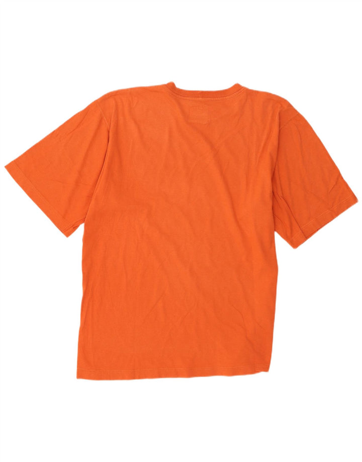 Think Pink Mens T-Shirt Top Large Orange Cotton