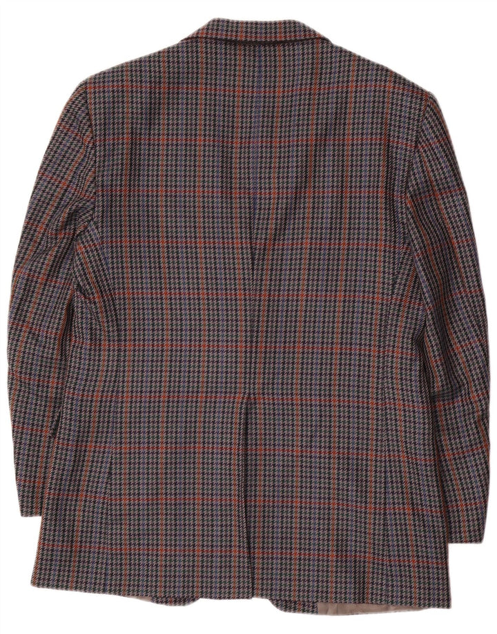 Aquascutum Mens Blazer Jacket UK 36 Small Multicoloured Houndstooth