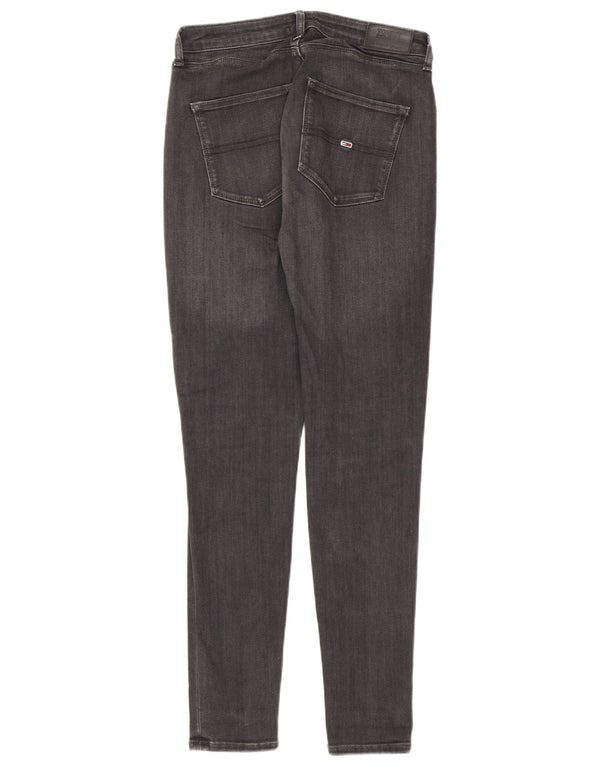 Tommy Hilfiger Womens High Rise Super Skinny Jeans W28 L28 Grey Cotton