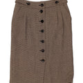 ESCADA Womens Straight Skirt EU 38 Medium W28  Black Chevron Wool Vintage Escada and Second-Hand Escada from Messina Hembry 