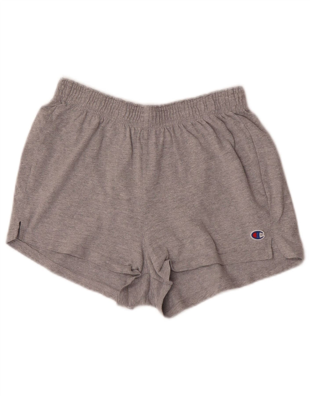 Champion Womens Sport Shorts UK 14 Medium Grey Cotton