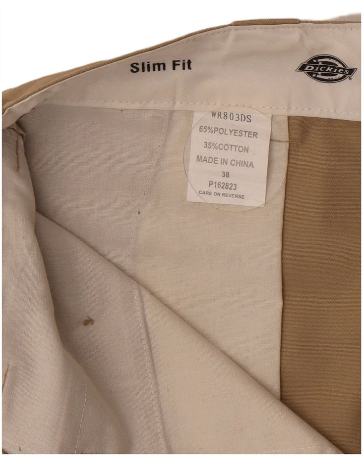 Dickies Herre Slim Fit Cargo Shorts W38 XL Beige Polyester
