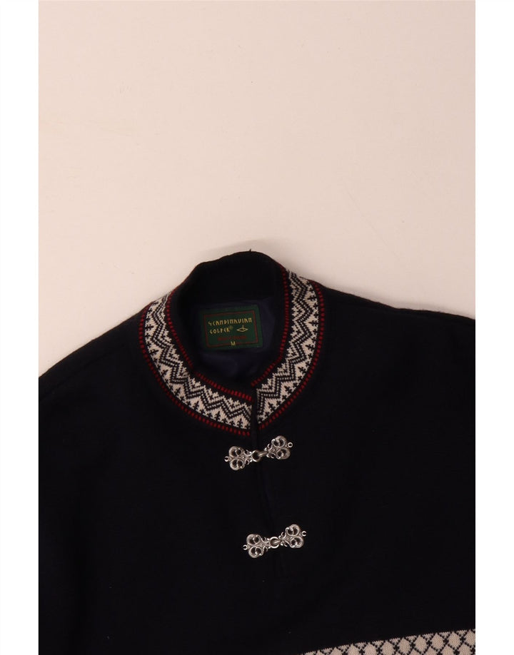 GOLFER'S mænds sweater med rund hals til mænd Medium marineblå farveblok