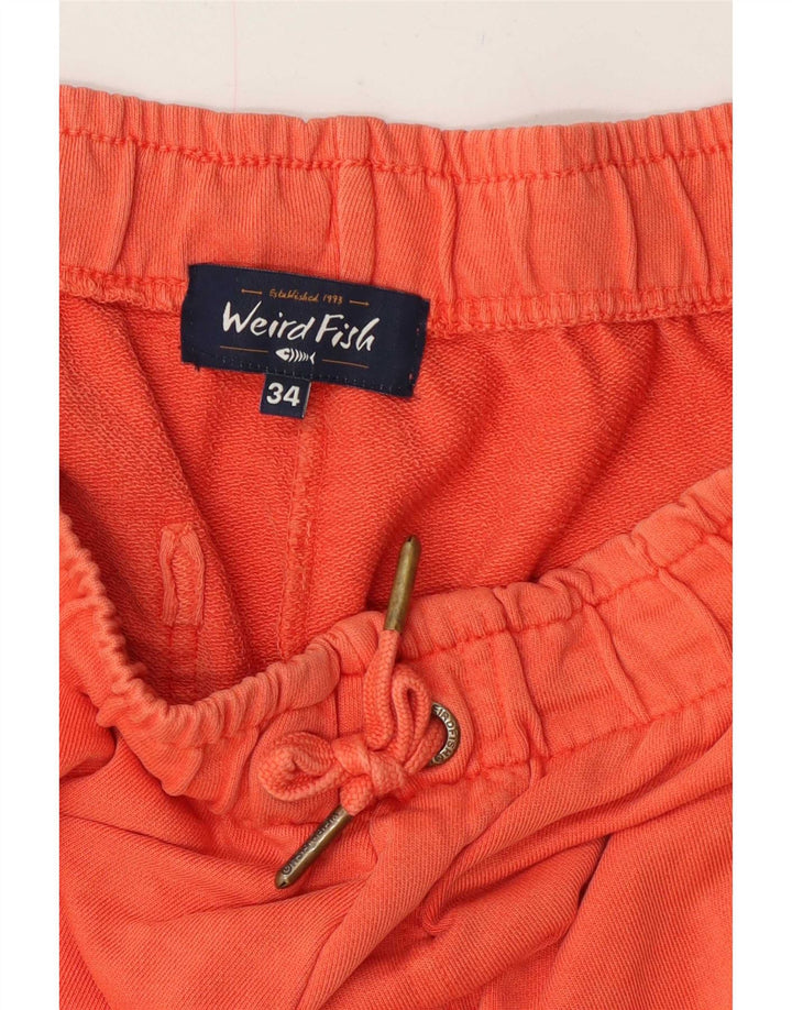 Weird Fish Mens Sport Shorts Large Orange