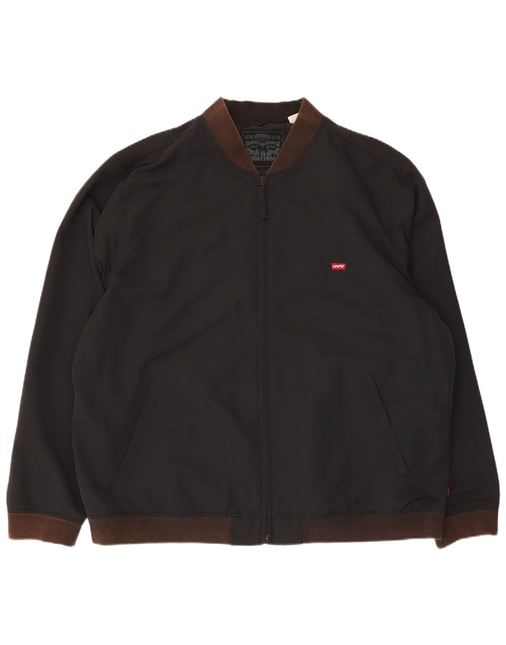 Giubbotto bomber da uomo Levi's UK 44 2XL Nero Poliammide