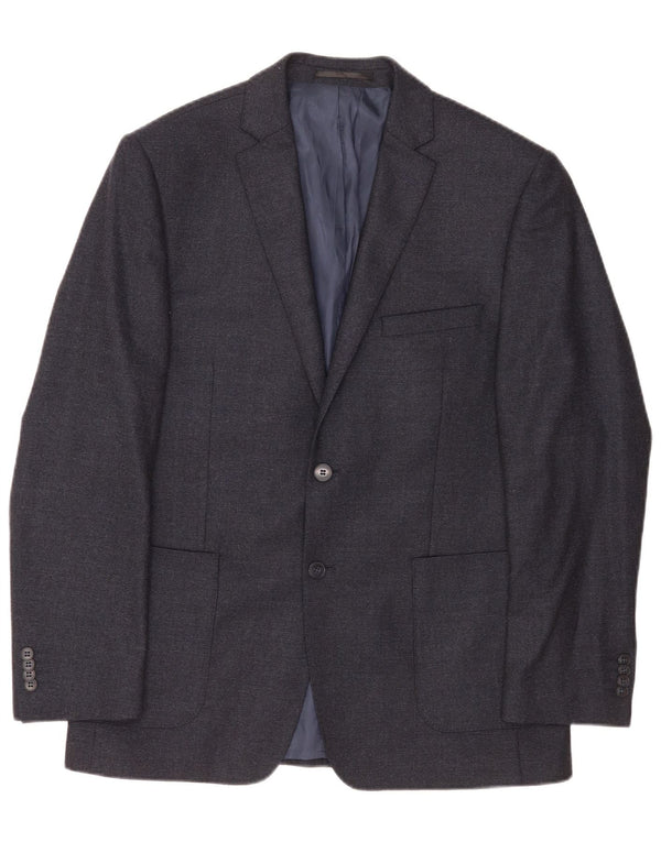 Daniel Hechter Ανδρικό σακάκι με 2 κουμπιά UK 38 Medium Grey Wool
