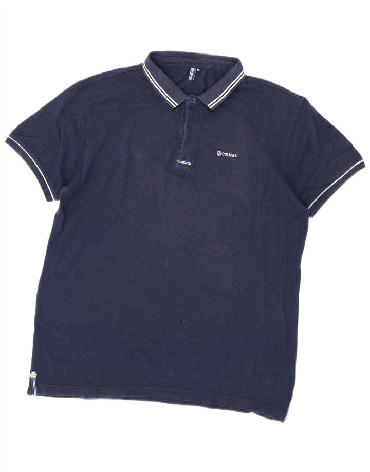 Colmar herre poloshirt XL marineblå bomuld