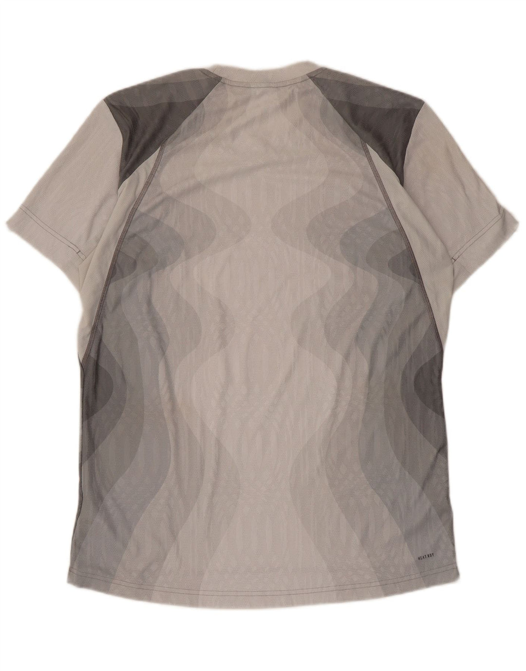 Adidas Mens T-Shirt Top Large Grey Tie Dye Polyester