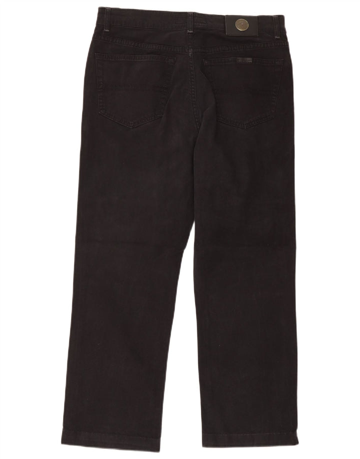 Jeans Cropped Uomo Trussardi W36 L26 Cotone Nero