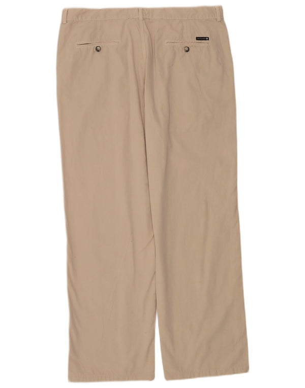 Trussardi Mens Straight Chino Trousers W36 L29 Beige