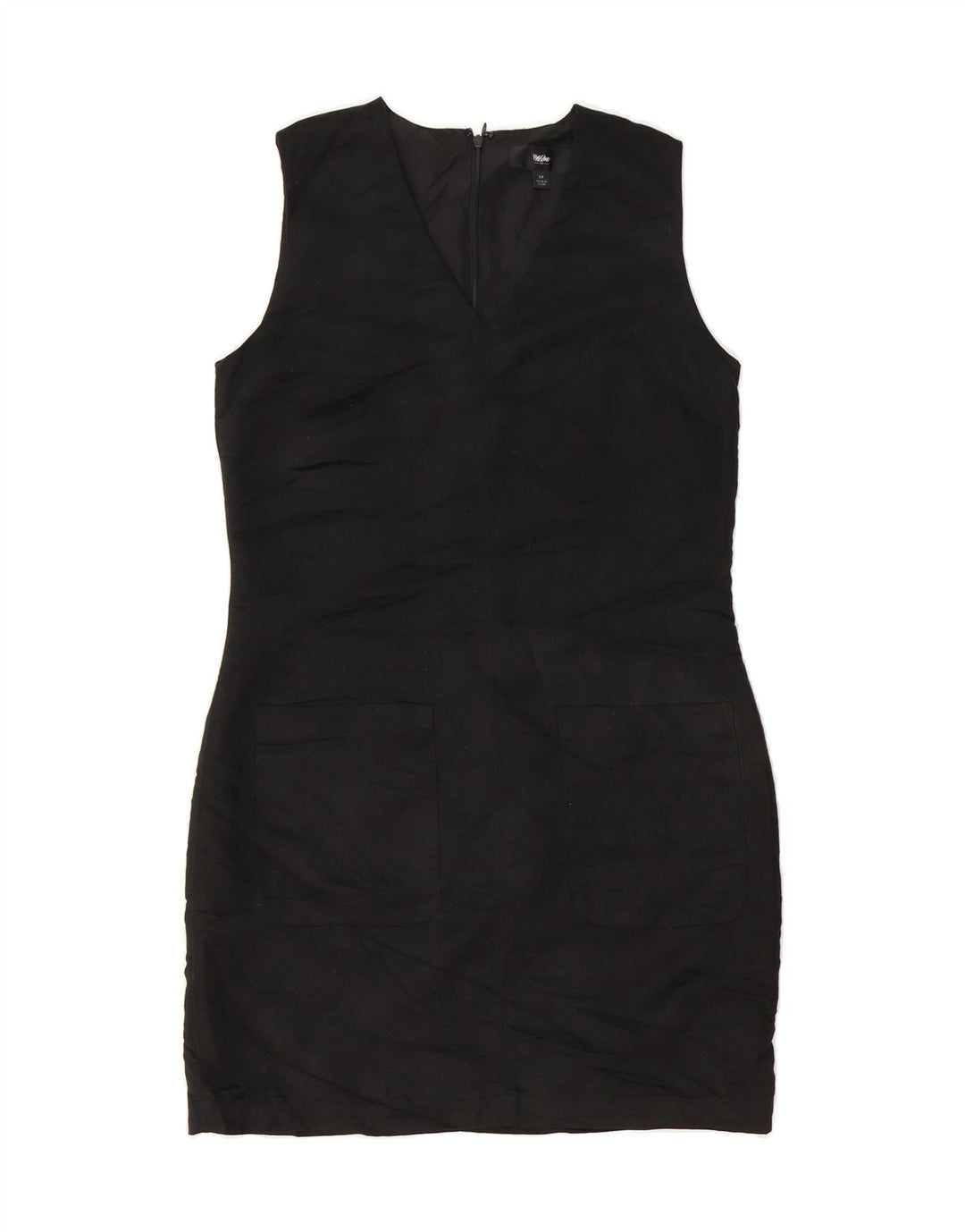 MOSSIMO Womens Sleeveless Bodycon Dress UK 10 Small Black Polyester Vintage Mossimo and Second-Hand Mossimo from Messina Hembry 