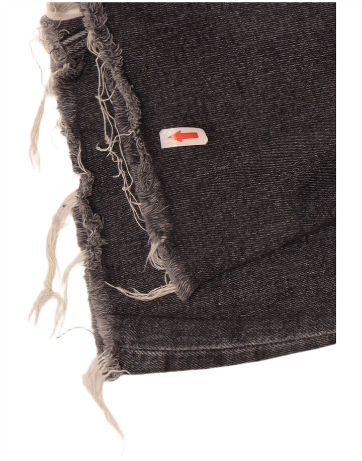 Zara Womens Cropped Jeans EU 36 XS W26 L25 Grey