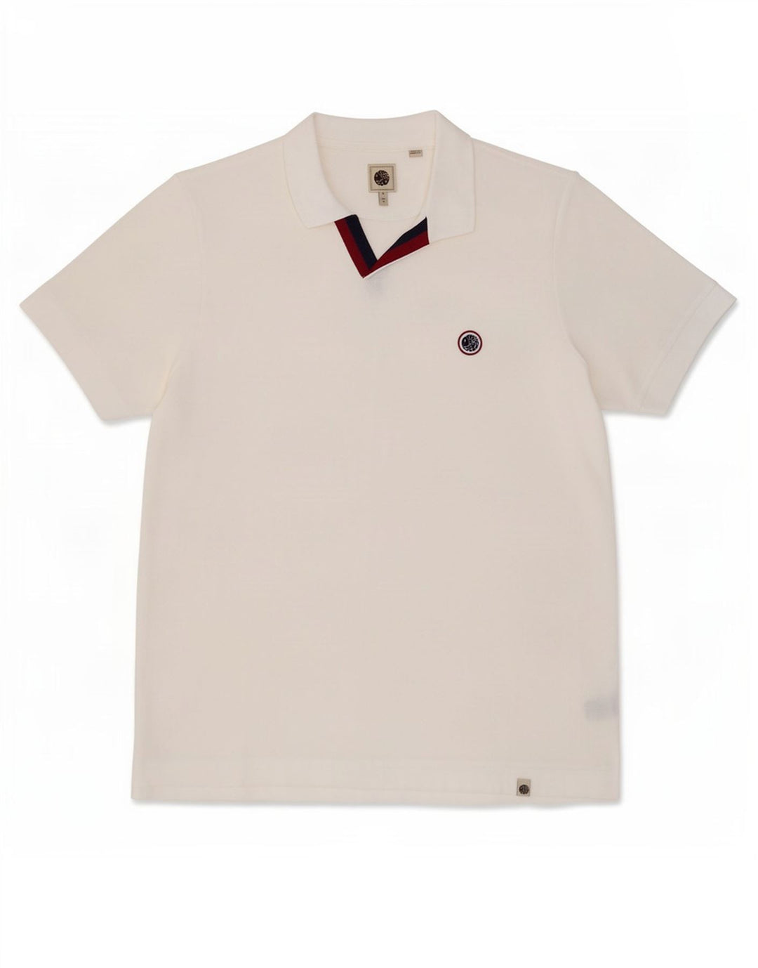 Pretty Green Mens Polo Shirt XL White Cotton