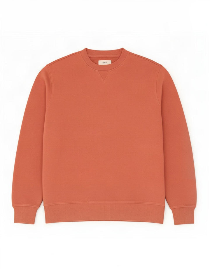 Marks & Spencer Mens Sweatshirt Jumper XL Orange Cotton