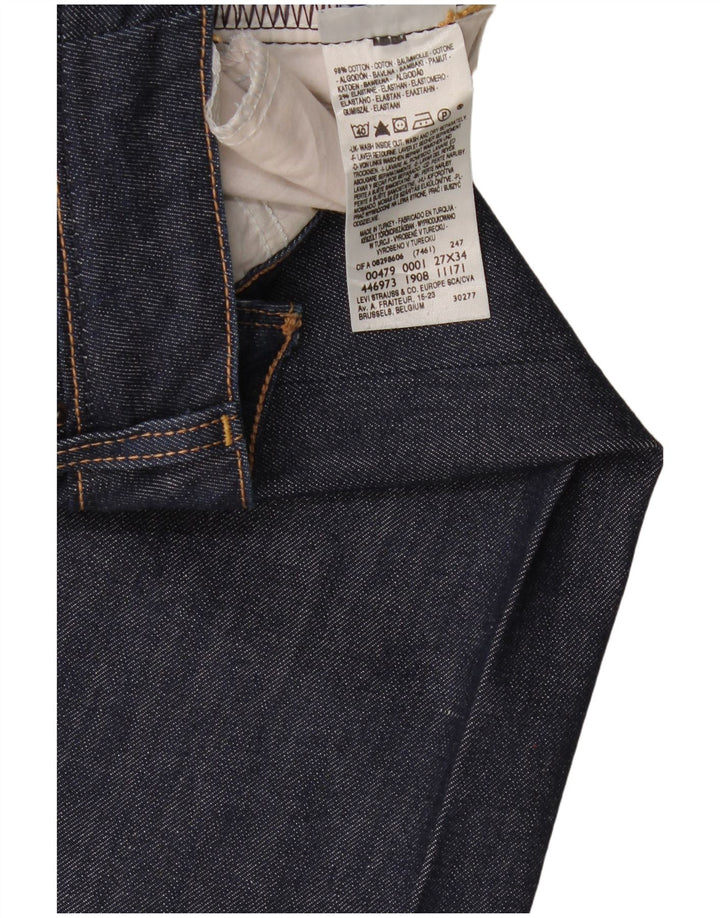 Jeans svasati 479 Booty da donna Levi's W27 L34 cotone blu navy