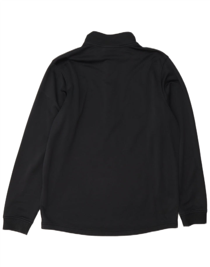 Under Armour Herre Cold Gear Zip Neck Pullover Træningsdragt Top Medium Sort
